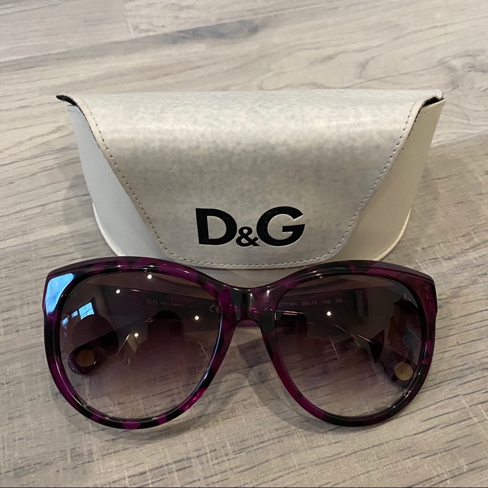 Dolce & Gabbana Purple Sunglasses
